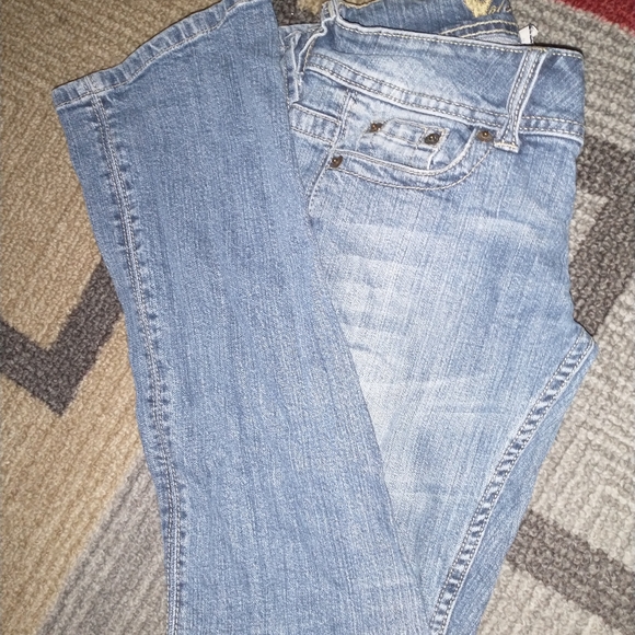 Wet Seal Super low rise jean trousers sz0short - Picture 4 of 6